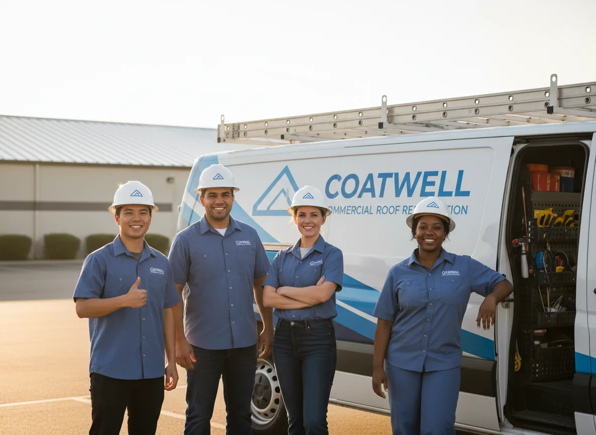Commercial roof coating company in Ford, KS